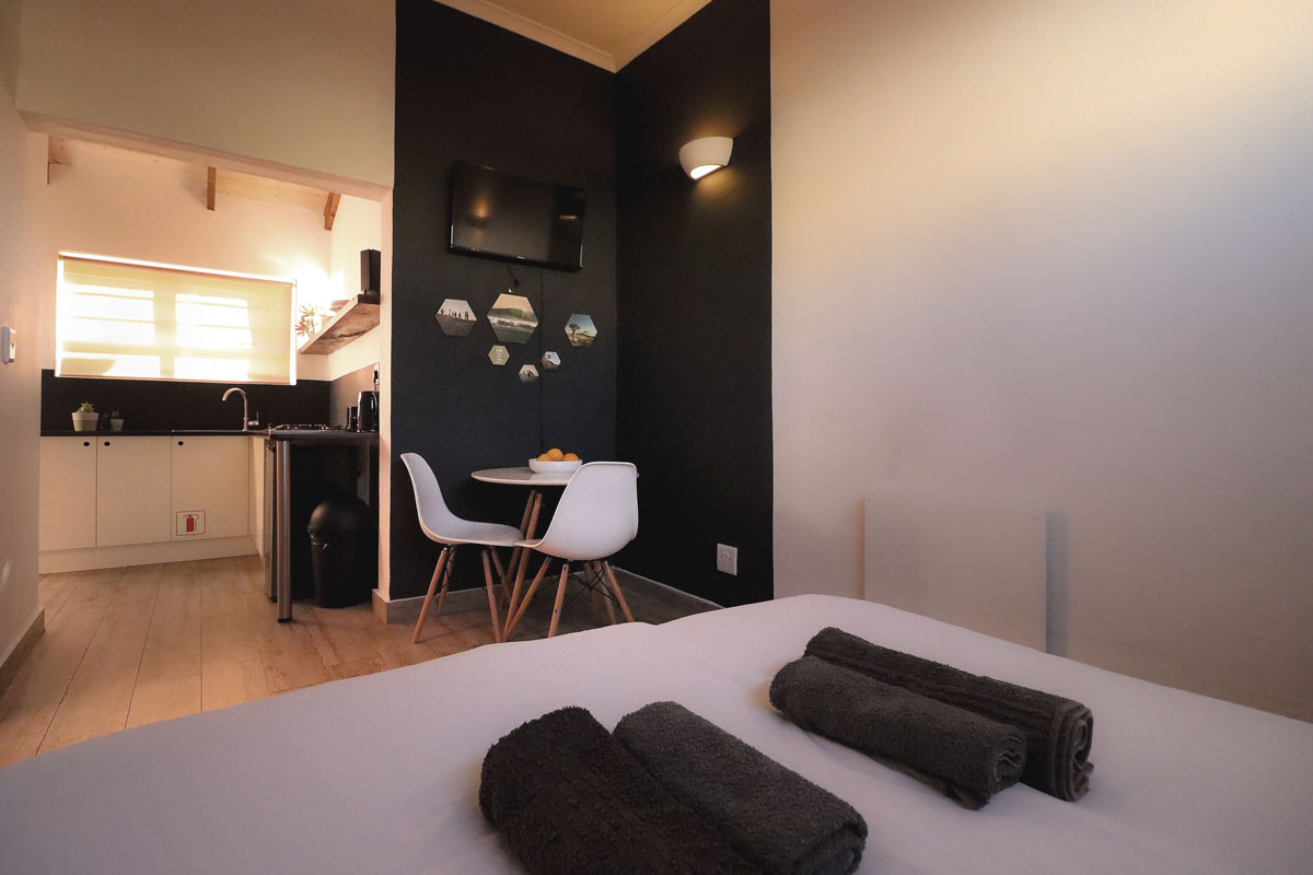 Bed to Kitchen View